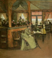 Eine Tasse Schokolade, 1888