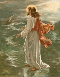 Christus wandelt auf dem Wasser