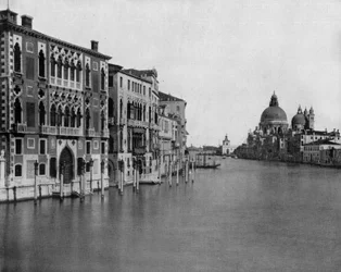 Canal Grande in Venedig (s/w Foto)