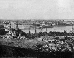Havanna auf Kuba (s/w Foto)