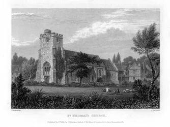 St. Thomaskirche, Oxford, 1835