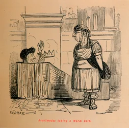 Archimedes nimmt ein warmes Bad, 1852