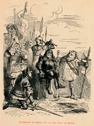 Krönung Heinrichs VII. auf dem Schlachtfeld