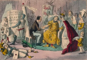 Edwards Arm in den Händen seiner medizinischen Berater, 1850