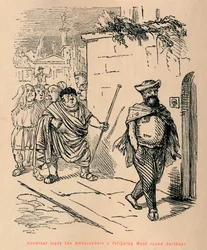 Hannibal führt die Botschafter zu einem ermüdenden Rundgang durch Karthago, 1852