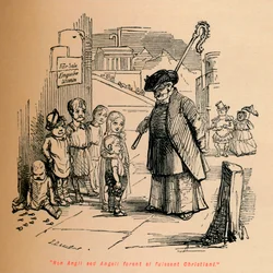 Non Angli sed Angeli forent si fuissent Christiani, um 1860