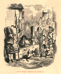 Perkin Warbeck liest sein Geständnis, 1897