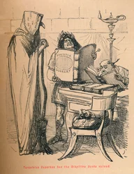 Tarquinius Superbus lässt die Sibyllinischen Bücher bewerten, 1852