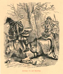 Wilhelm III. auf der Jagd, 1897