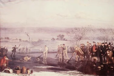 Curling am Rowyards Loch