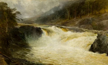 Die Wasserfälle von Tummel, um 1875