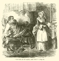 Illustration für Eine Geschichte aus zwei Städten von Charles Dickens