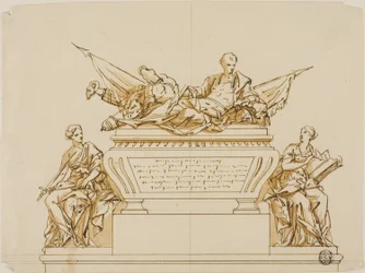 Nicht ausgeführter Entwurf für das Denkmal des ersten Herzogs von Marlborough