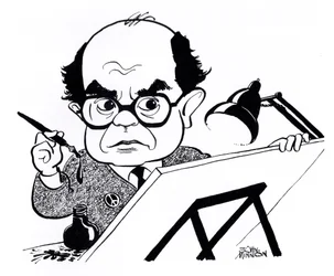 Vicky (Victor Weisz), Karikatur
