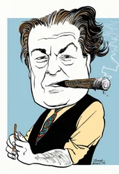 Villa-Lobos, Heitor mit Zigarre