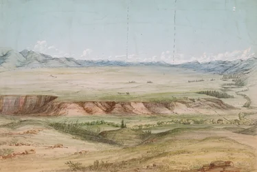 Big Hole Prairie von Norden