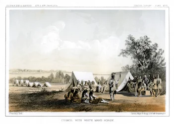 Rat mit White Mans Horse, 1856