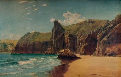 Klippen bei Barlow, um 1877