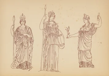 Antikes griechisches Frauenkostüm