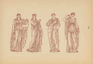 Antikes griechisches Frauenkostüm