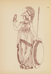 Antikes griechisches Frauenkostüm