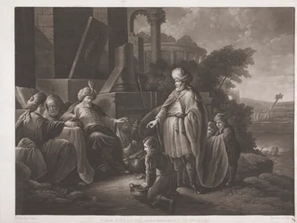 Hiram König von Tyrus sendet Geschenke an König Salomo