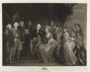 Porträt der königlichen Familie des Vereinigten Königreichs