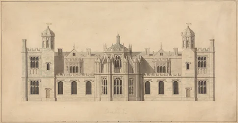 Corsham Court, Wiltshire: Erhebung der Nordfront