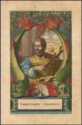 1671 Porträt von Christoph Kolumbus von John Ogilby