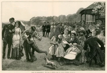 Musik und Erfrischungen: Die Band im Regent