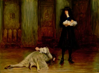Der Herzog von Monmouth bittet um sein Leben vor James II