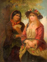 Zigeuner und Mädchen