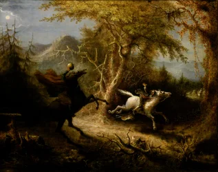 Der kopflose Reiter verfolgt Ichabod Crane