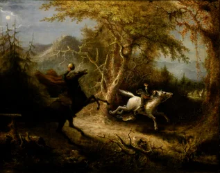 Der kopflose Reiter verfolgt Ichabod Crane