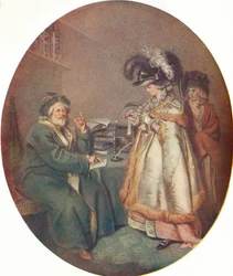 Die Leichtgläubige Dame und der Astrologe, 1786