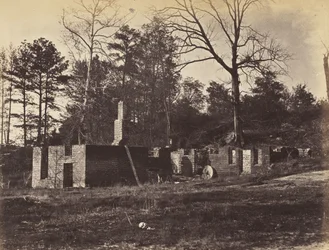 Ruinen bei Gaines Mill, Virginia, April 1865