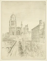 Redcliffe Kirche und Teil von Alfred Wharf
