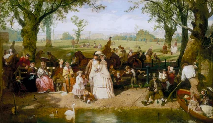 Ein Sommertag im Hyde Park, 1858
