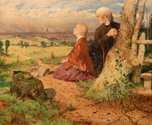 Little Nell und ihr Großvater verlassen London