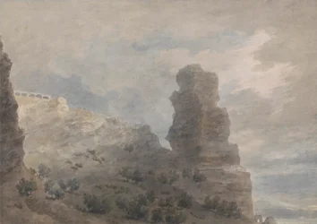 Ein Blick vom Gasthaus in Terracina