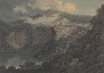 Der See und die Stadt Nemi