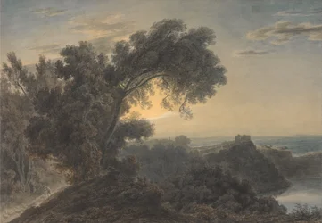 Der Albaner See und Schloss Gandolfo