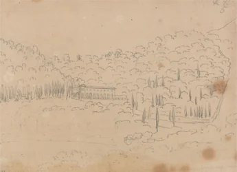 Blick auf eine Villa