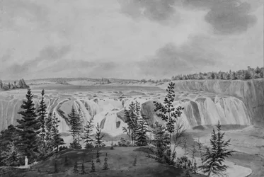 Cohoes Falls am Mohawk River, New York