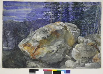 Fragment der Alpen, ca. 1854-56