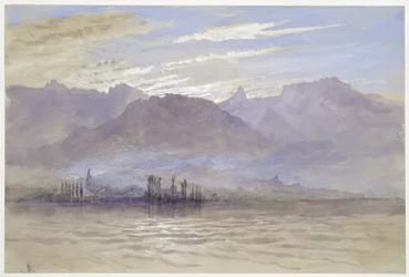 Morgen im Frühling mit Nordostwind in Vevey, Mai - Juni 1849 oder 1. Mai 1869