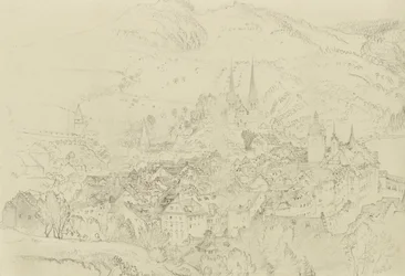 Blick auf Luzern von oben, Oktober-Dezember 1861