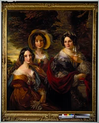 Porträt von Frances, Charlotte und Catherine Voules
