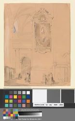 Das Grab von Van Balen, Antwerpen, 7. September 1832