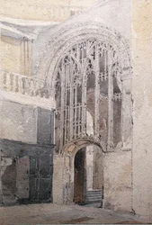 Ein Bildschirm, Norwich Cathedral